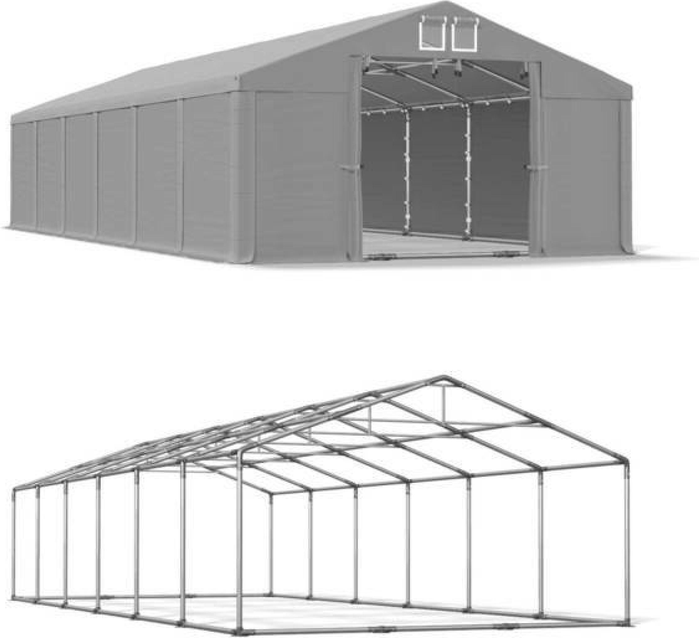Sommermagazin Zelt 6x12 Grau SUMMER PLUS MSD