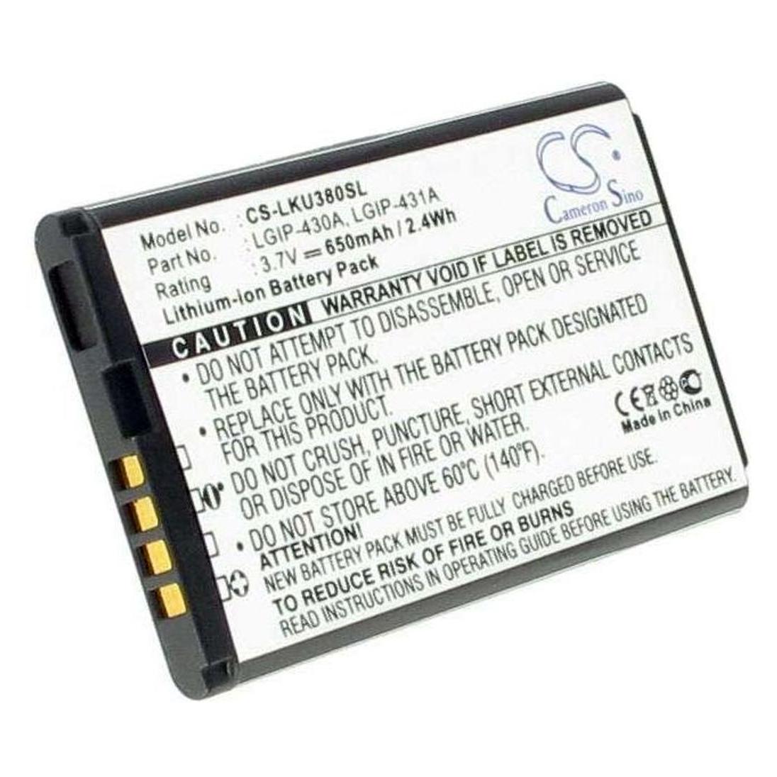 CS Cameron Sino Battery for LGIP-430A replacement battery (KP100)