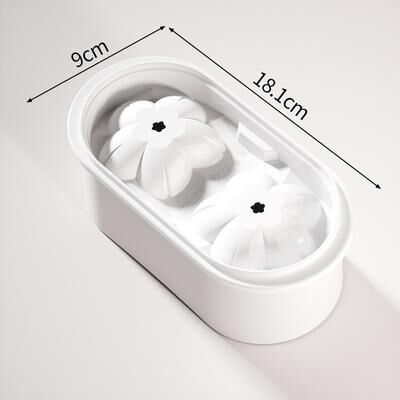 Lush Living Finds Blossom Silicone Ice Cube Tray For Cherry Blossom Ice Cubes And Cocktail Drinks white