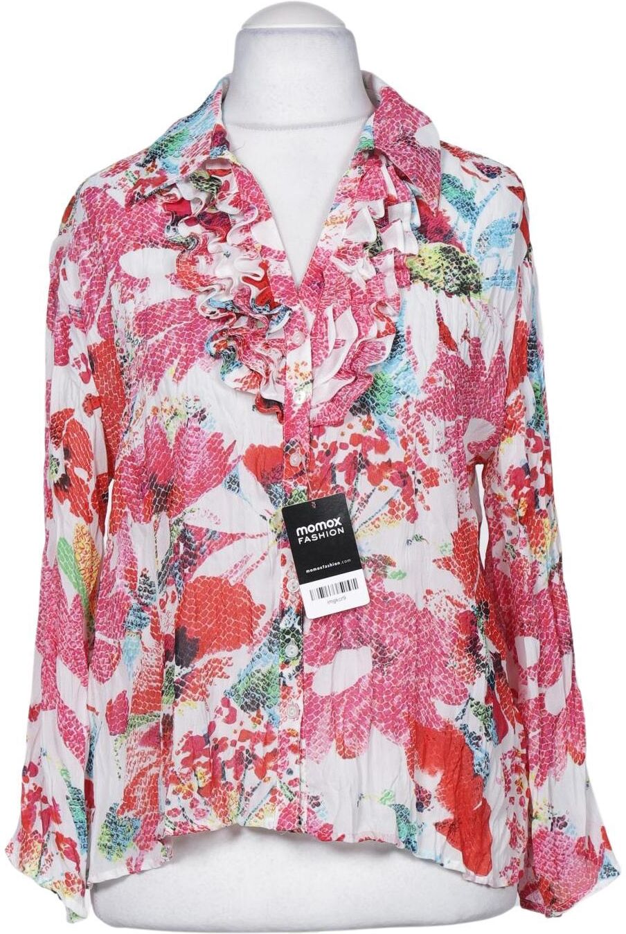 Kriss Trading Sweden Damen Bluse, Mehrfarbig, Gr. M, Synthetik - Second Hand