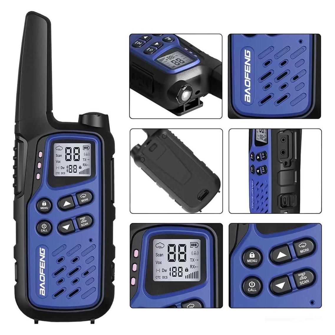 Baofeng Krótkofalówka BF-T25E Dark Blue (10 km) (RADBAFKRO0020)
