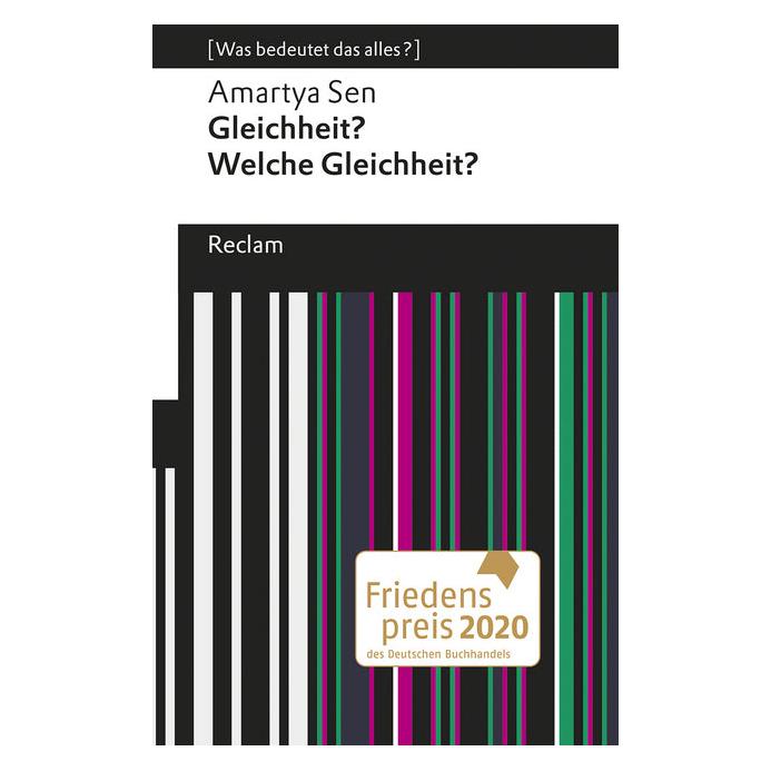 Reclam Gleichheit? Welche Gleichheit? (Deutsch, Softcover, Amartya Sen) (14612479)