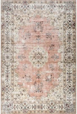 Nuloom Teja SplashGuard Persian Medallion Machine Washable Area Rug