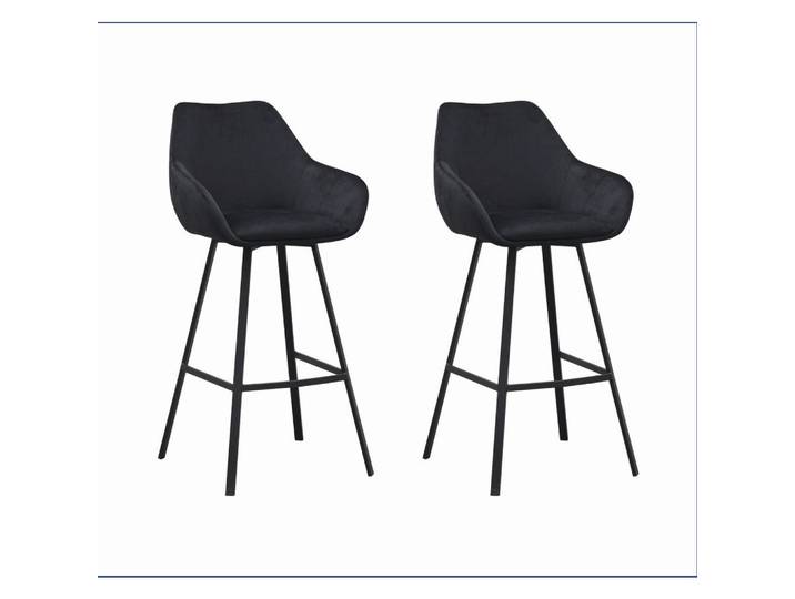 Mid.you Barhocker-Set, Schwarz, 55 cm, Sitzfläche 180° drehbar, automatische Rückholfunktion, Esszimmer, Barmöbel, Barhocker