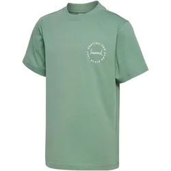 hummel, Jungen, Sportshirt, T-Shirt aus Bio-Baumwolle (104), Grün
