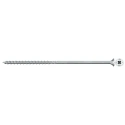 Fischer Spanplattenschraube 6,0x300 PowerFast FPF II CZP BC, Senkkopf, Kreuzschlitz PZ, Teilgewinde - 670512