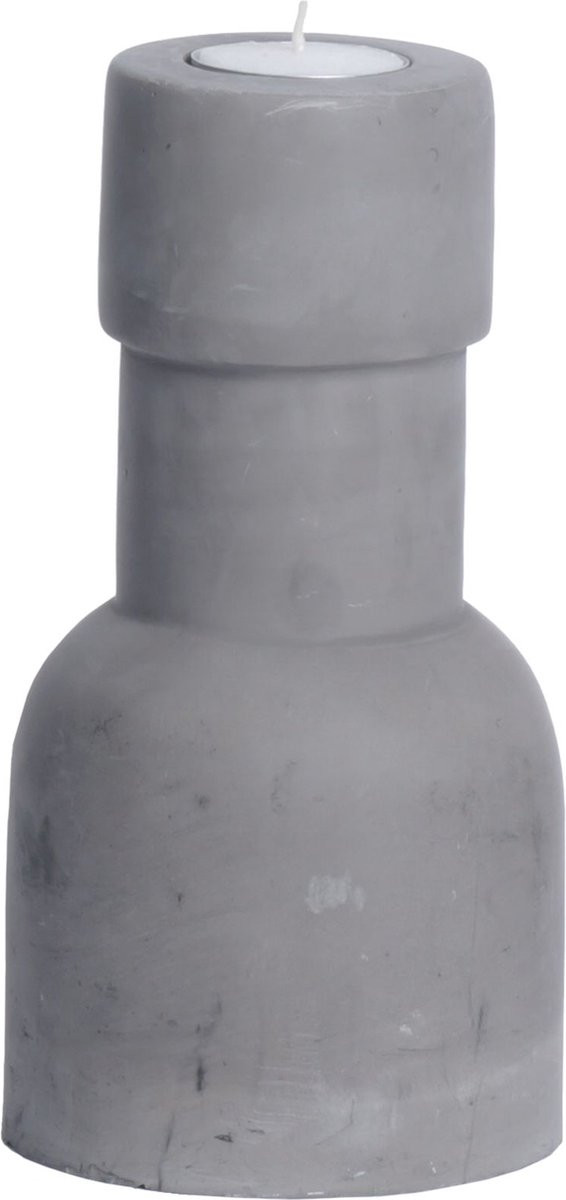 Leeff Kandelaar Beton look Hoogte: 19 cm