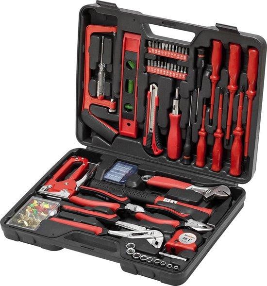 Meister Gereedschapskoffer met 60-delig huishoudset, Zwart, Breedte: 42 cm