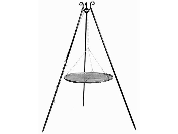 CookKing Grill Tripod Zwart 180 cm met Zwart Stalen Rooster 80 cm