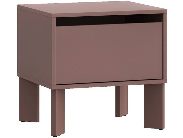 Nachttisch TAHOE 1 Schublade 48.2x41.4x47.6cm terrakotta dekor