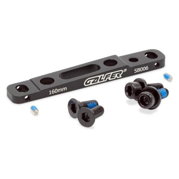Galfer Bike GALFER Caliper Adapter für Flat Mount Front, 140/160mm, SB006 (SB006)
