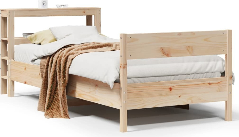 vidaXL Massief houten bed van grenenhout zonder matras