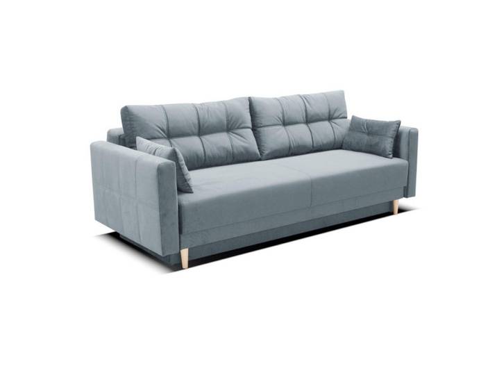 Sepro Meble Sofa Grau Lema Ausziehbar, 216x85x91 cm, Wohnzimmer, Sofas & Couches, Sofas