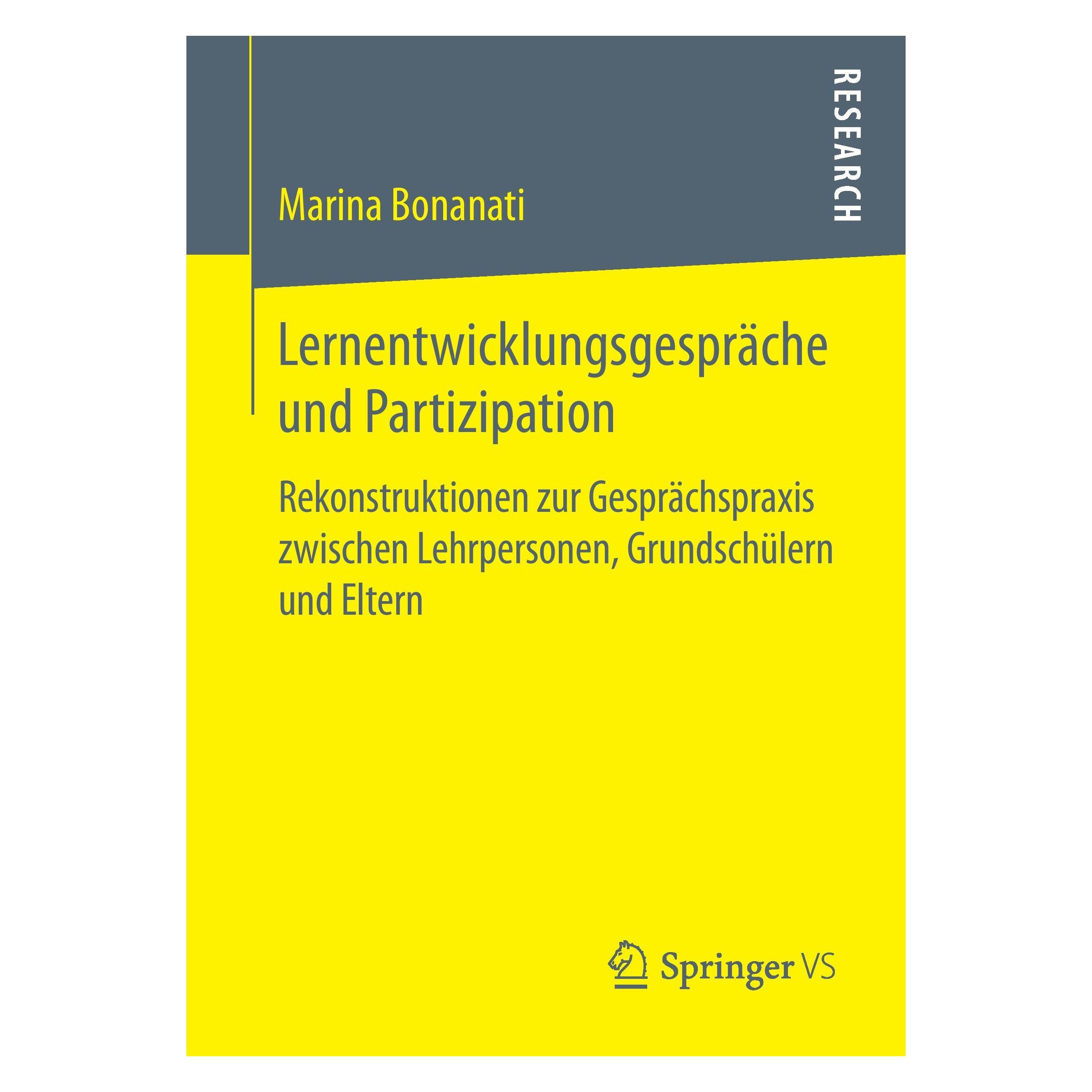 Springer Lernentwicklungsgespräche und Partizipation (Deutsch, Softcover, Marina Bonanati) (33325944)