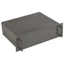 RS PRO 19" Einschubgehäuse 3HE 335mm schwarz, Serverschrank Zubehör, Schwarz