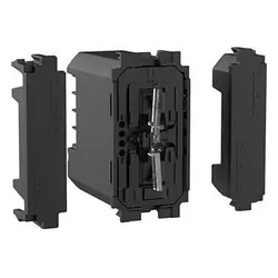 Bticino K4418M2 LivingNow 2-moduliger Universal-Tastdimmer mit Neutralleiter,