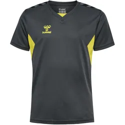 hummel, Jungen, Sportshirt, T-Shirt (176), Gelb, Grau