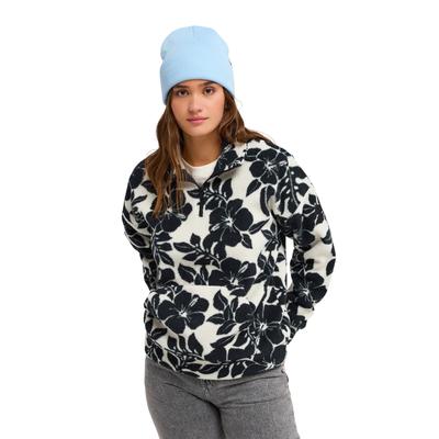 Strickfleece-Pullover ROXY "Live Out Loud", Damen, Gr. M, anthrazit polar moe, Obermaterial: 100% Polyester., Pullover