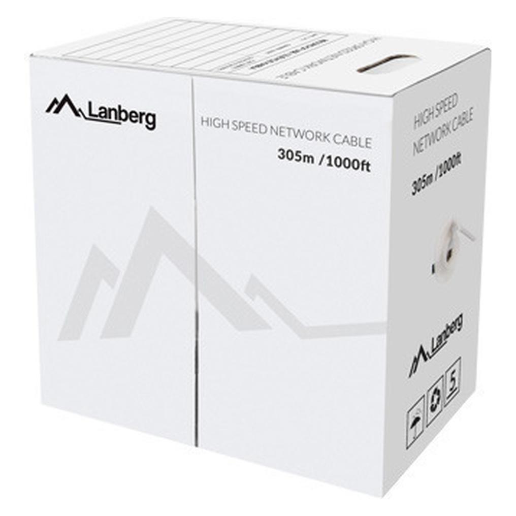 Lanberg Netzwerkkabel (U/UTP, CAT5e, 305 m) (LCU5-12CU-0305-O)