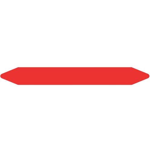 BROTHER PRE-CUT PIPE MARKER ROLLS RED / FIRE 26 X 250 MM WITHOUT PICTOGR