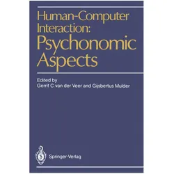 Human-Computer Interaction, Fachbücher von Gijsbertus Mulder, Gerrit C. van der Veer