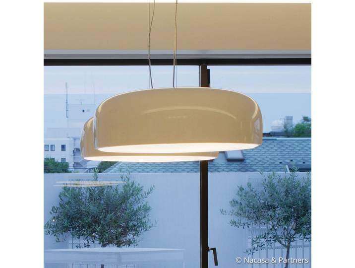 Smithfield S Pro Suspension Blanc - Flos - Salon / séjour - Design - Métal - À ampoule unique