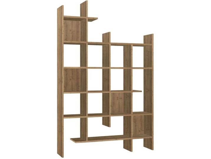 Bibliothèque en aggloméré Manco bois foncé