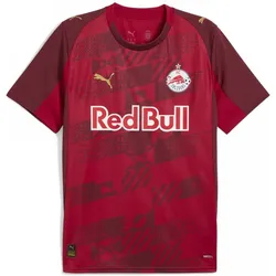 Puma, Herren, Fussballtrikot, RBS Third Jersey Replica (S), Rot, Gold