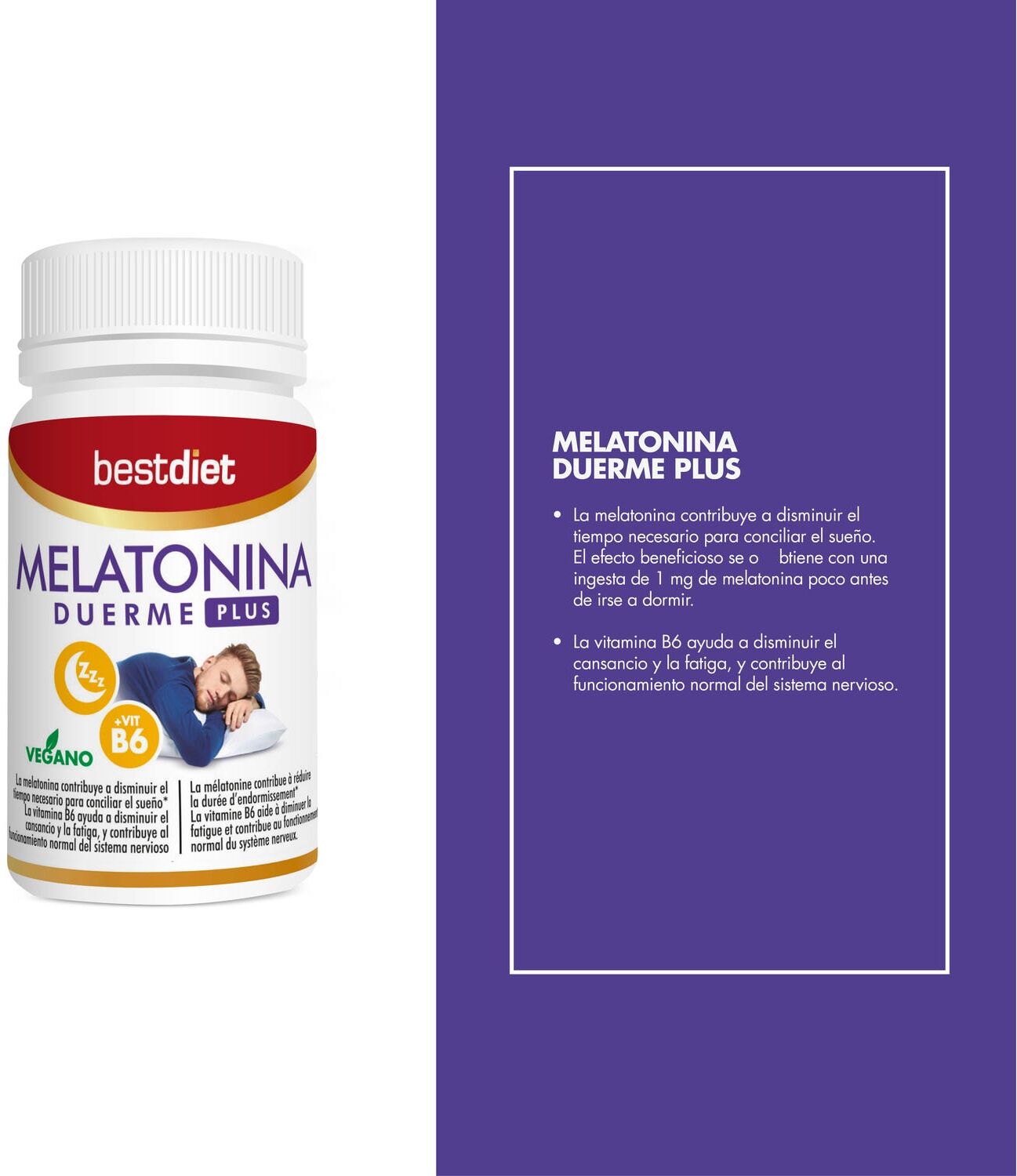 Best Diet Bestdiet Melatonina Duerme Plus 30caps