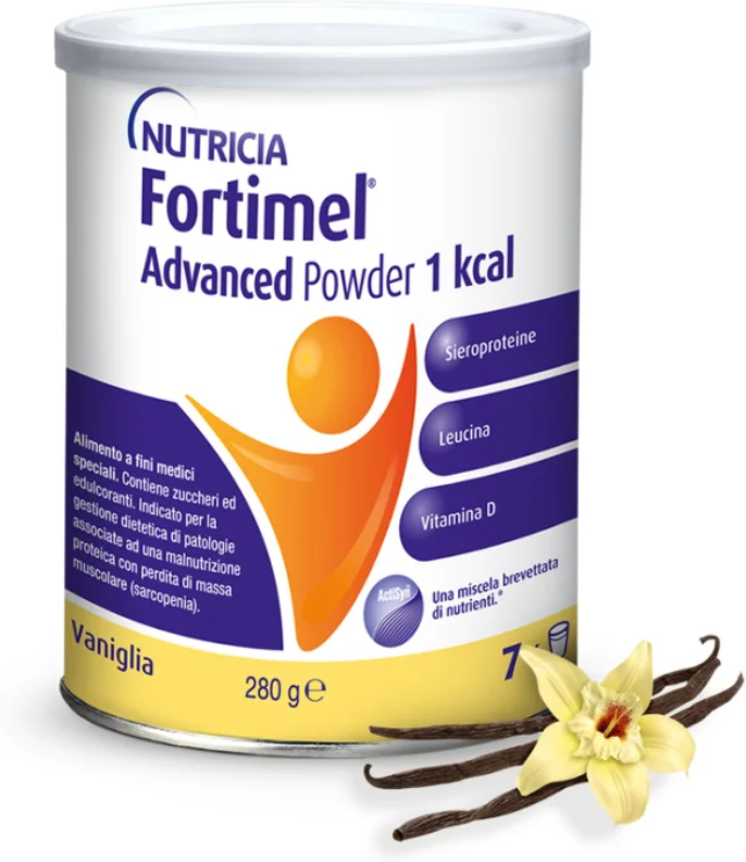 DANONE NUTRICIA SpA SOC.BEN. Nutricia Fortimel Advanced Powder 1 kcal Vaniglia 280g - Alimento a Fini Medici Speciali
