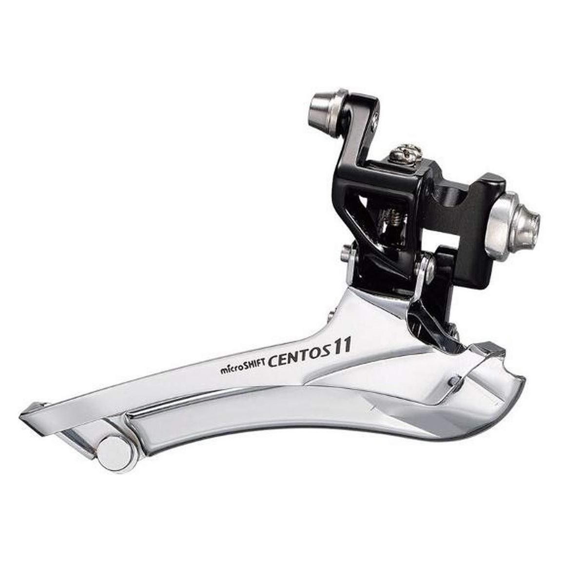 Micro Shift Microshift CentOS Front Maeilleur, 11. Reihenfolge (2x11), kompatibel mit Shimano, Hakenbefestigung (MSH-FD-R58-F-BK)