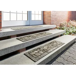 andiamo Stufenmatte La Traviata 2er Set taupe 24 x 90 cm