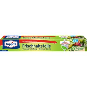 Toppits Frischhaltefolie 33cm x 20m, mit Abreißsäge