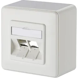 METZ CONNECT Anschlussdose leer AP 2x rws 43mm 130B10D20002-E