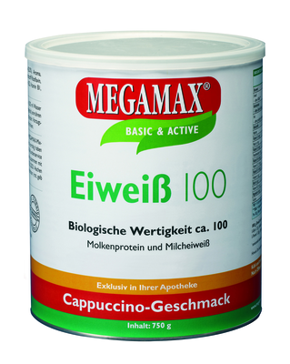 Megamax B.V. EIWEISS 100 Cappuccino Megamax Pulver 750 g 04316935