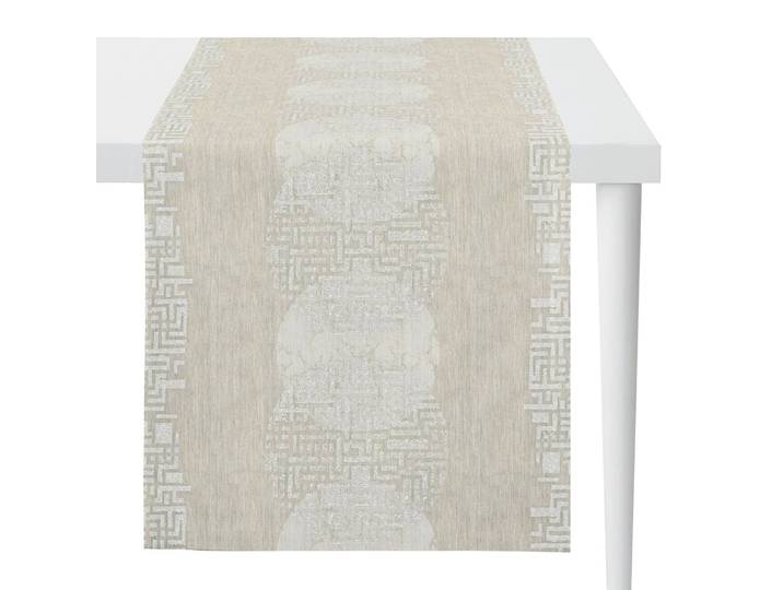 Chemin de table 2718 48 x 140cm Gris/Beige