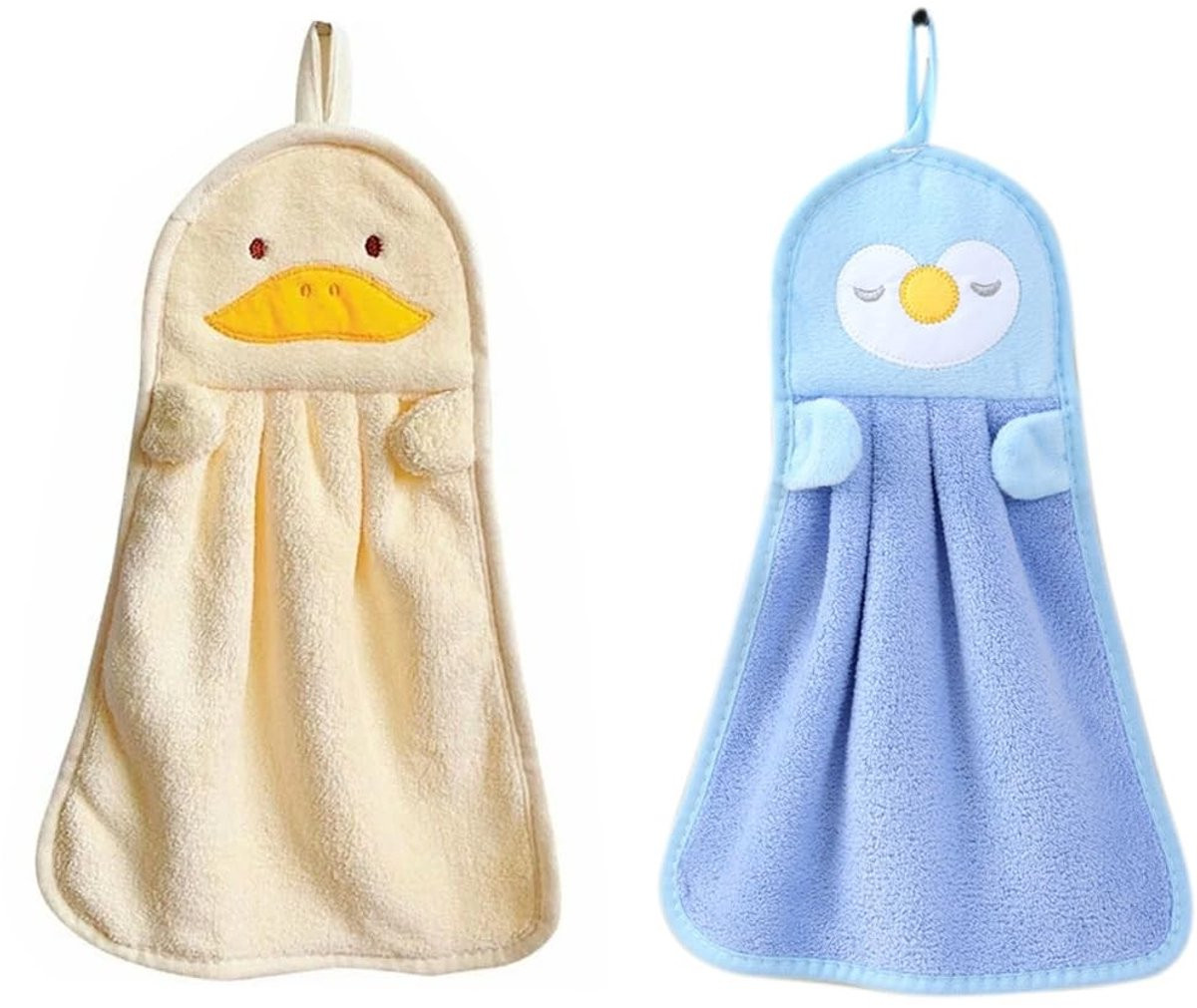 Solidchoice Set van 2 Superzachte en Absorberende Kinderhanddoeken