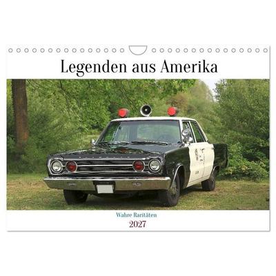 Legenden aus Amerika - Wahre Raritäten (Wandkalender 2027 DIN A4 quer), CALVENDO Monatskalender