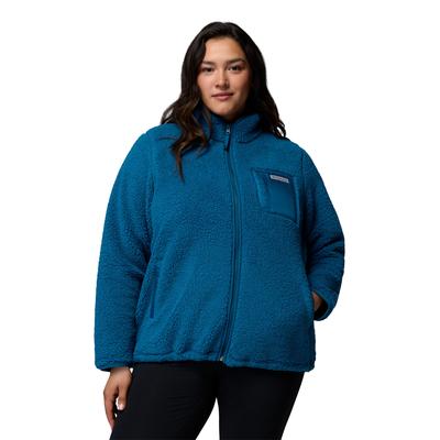 Fleecejacke COLUMBIA "West Bend Full Zip II", Damen, Gr. XS (32), blau (phoenix blau), Obermaterial: 100% Polyester, normal, Jacken Fleecejacke, Langarm-Design, mit Reißverschluss, wasserabweisend, windabweisend