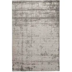 Teppich Yuno aus Chenille, klassisches Design, grau, 155x230 cm, angenehm weich