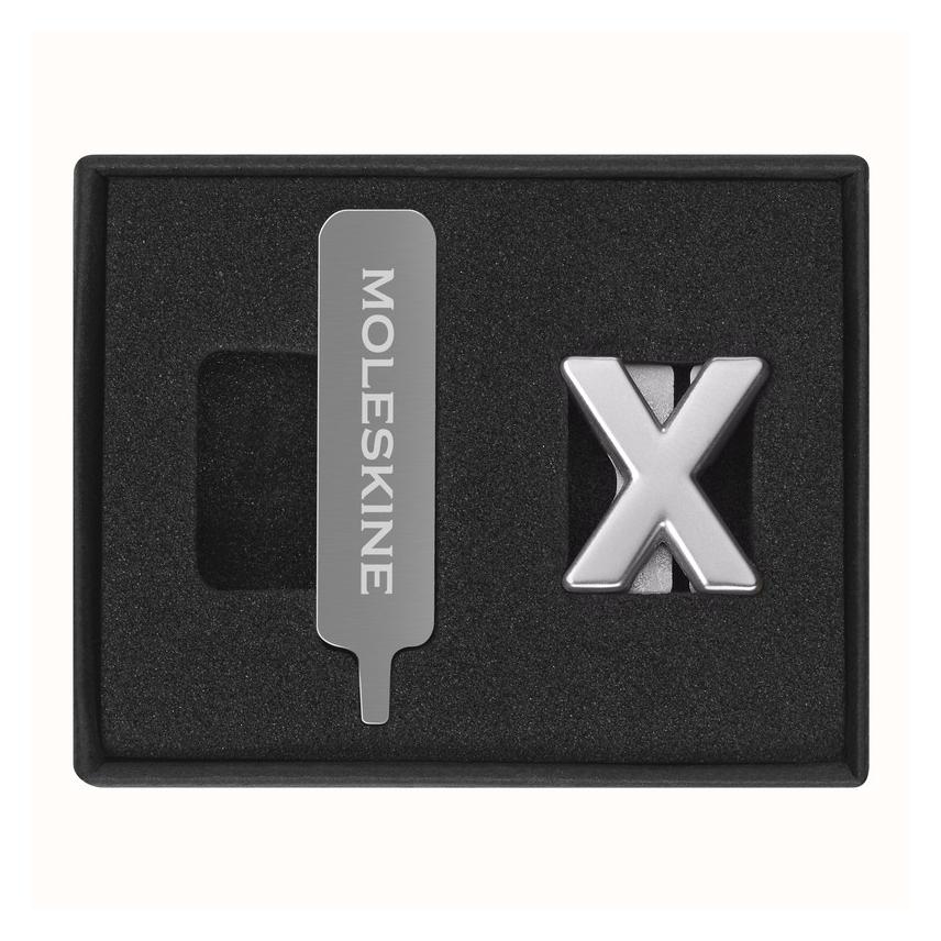 Moleskine Pin Buchstabe X Silber (Kein Einband) (In Catalogue NOOS)