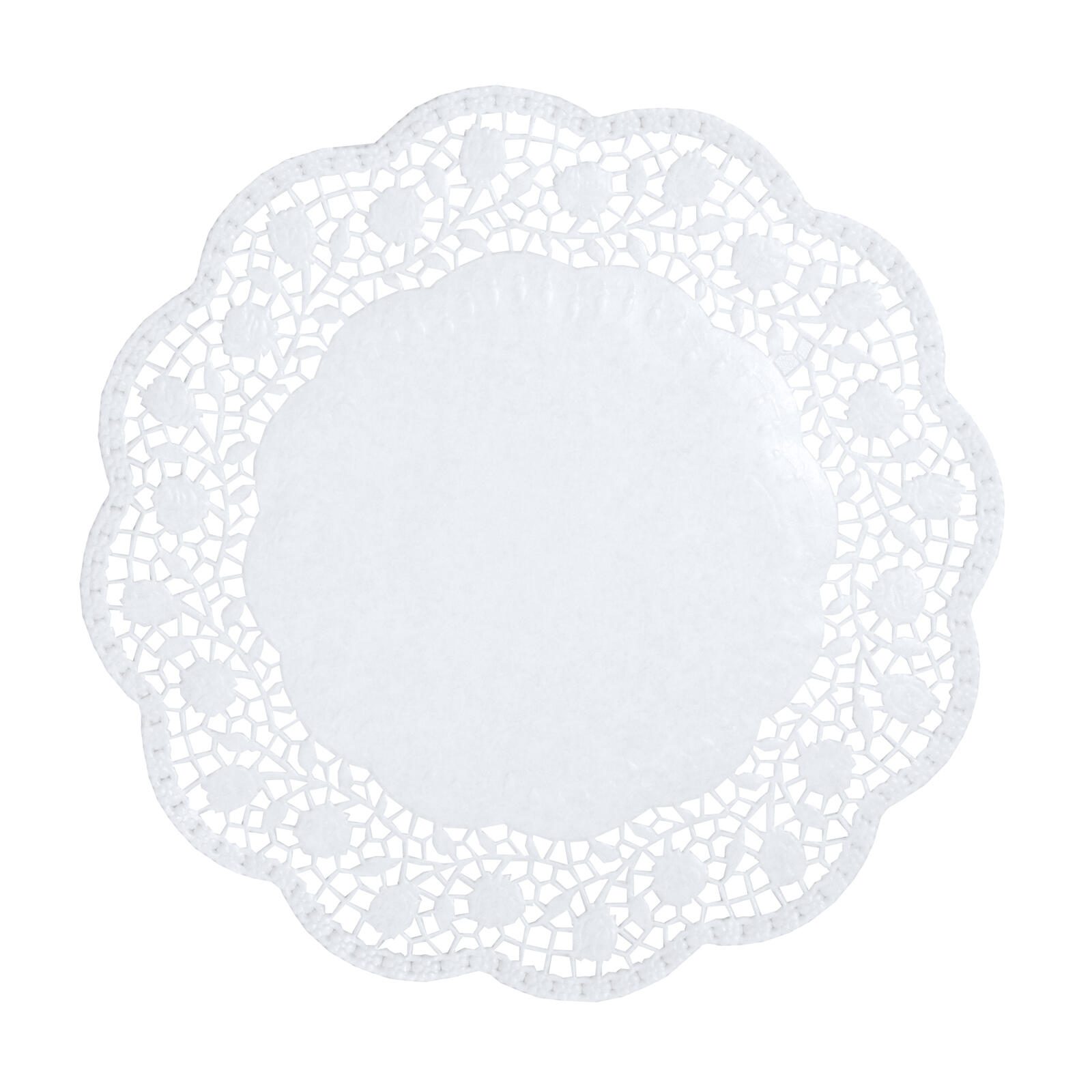 PAPSTAR Tortenspitzen Ø 30cm, weiß 12263