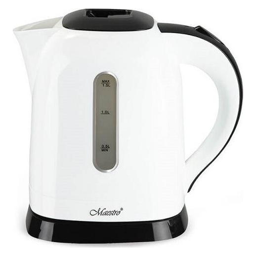 Maestro Wasserkocher 1 5 l MR-034-WHITE (1.50 l) (MR-034-WHITE)