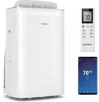 15000 BTU Inverter Portable Air Conditioner Heater Dehumidifier 4 in 1