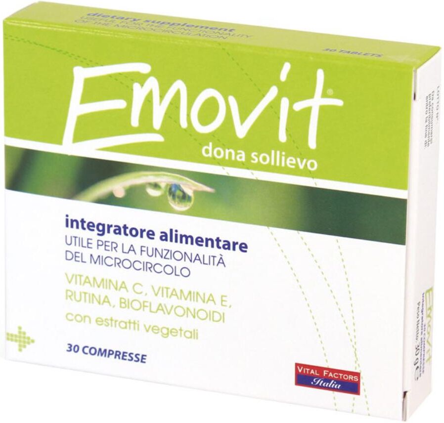 VITAL FACTORS ITALIA Srl EMOVIT 30CPR 30G