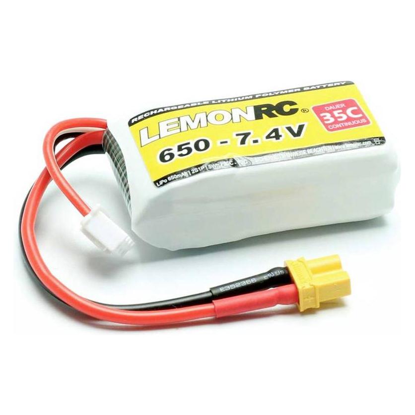Pichler LEMONRC XT 650 - 7.4V (35C) Lipo Akku (650 mAh, 7.40 V) (15704)