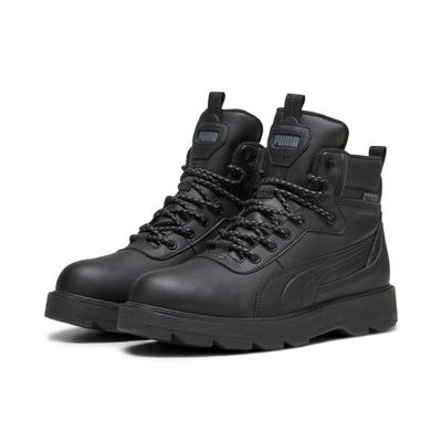 Winterboots PUMA "DESIERTO V3 PURETEX", Damen, Gr. 37, Textil, schwarz (puma schwarz, puma schwarz), Synthetik, Schuhe Winterboots, Sneakerboots, Winterschuhe, wasserdicht
