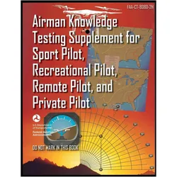 Airman Knowledge Testing Supplement for Sport Pilot, Recreational Pilot, Remote Pilot, and Priv, Ratgeber von Federal Aviation Administration