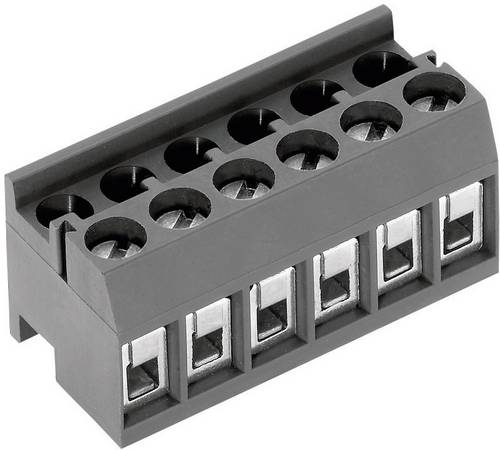 PTR Hartmann 51350020001G Schraubklemmblock 1.50mm² Polzahl 2 Grau