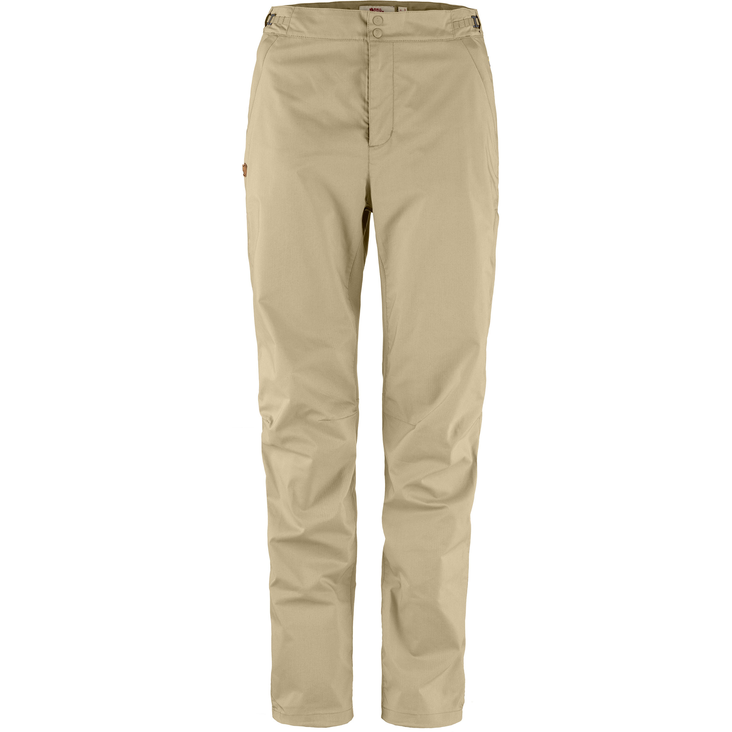 Fjällräven Abisko Hike Hose Damen Wanderhose beige Größe L Camping Windabweisend Wasserabweisend